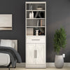 Bestar Key West 25 W Closet Organizer with Drawer & Doors - Linen White Oak|Organisateur de garde-robe Key West de Bestar de 25 po (L) avec tiroir et portes - blanc chêne lin