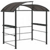 Outsunny 8' X 5' Grill Gazebo Shelter With Interlaced Vented Pc Roof, Outdoor Bbq Canopy With Side S|Outsunny Abri De Tonnelle 8'x5' Avec Toit Ventile En Pc, Etageres Laterales