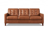Hydeline Aiden Leather Sofa - Brown