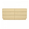 Ardea Contemporary 72" Dresser in Natural Oak (6-Drawer) | Commode contemporaine Ardea 72" en chene naturel (6 tiroirs)