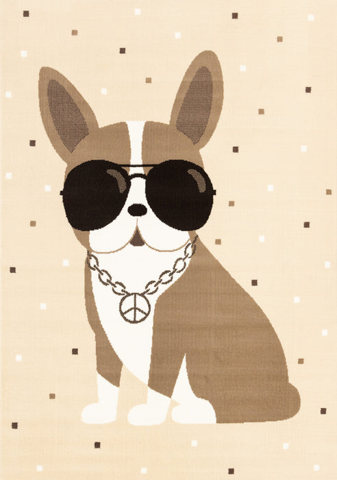 Forte Kids Swaggy Dog Area Rug - 3'11\" x 5'7\"