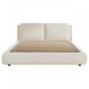 Diana Ottoman Hydraulic Lift Storage Platform Bed with Luxurious Boucle Upholstered and Sturdy Storage,King Size,White King Bed  | Diana Ottoman Hydraulic Lift Storage Platform Bed with Luxurious Boucle Upholstered and Sturdy Storage,King Size,White