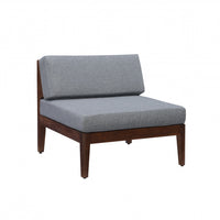 Summerlyn Fabric Indoor/Outdoor Patio Chair - Walnut