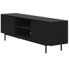 Nordika Hamilton 70" TV Stand with 2 Storage Cabinets - Black | Meuble pour téléviseur Hamilton de Nordika de 70 po avec 2 armoires de rangement - noir