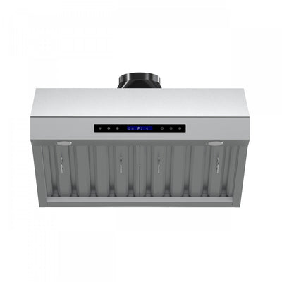 Forno Palazzo 30" Wall Mounted Range Hood, Stainless Steel,Baffle Filters-FRHWM5029-60 | Hotte murale Palazzo de 30 po, acier inoxydable, filtres a chicanes-FRHWM5029-60