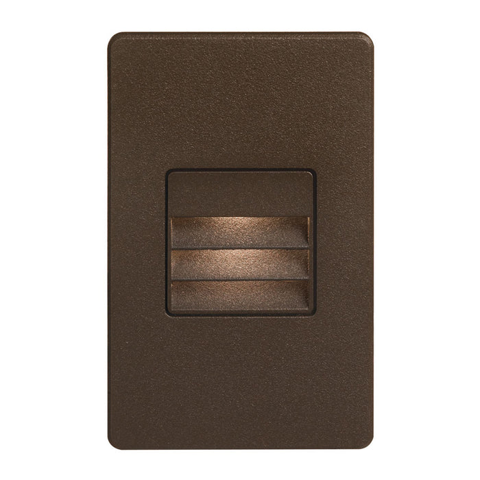 Dainolite Bella LED Step/Wall Light 3.3w Bronze With Louver Lamp