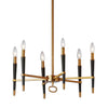 Dainolite Langford 6 Light Chandelier Vintage Bronze Finish Lamp|Lustre Langford de Dainolite avec fini bronze rétro et 6 ampoules
