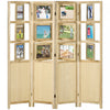 Homcom Wood Privacy Screens, Room Divider And Privacy Screens|Homcom Ecrans D'intimite En Bois, Separateurs De Piece