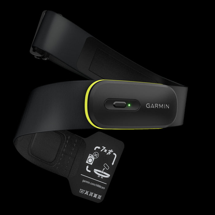 Garmin Hrm 600 Heart Rate Monitor M-xl, Black/yellow, Running Dynamics, Fitness Tracker, 2-month Battery, Bluetooth, Ant+
