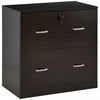 Vinsetto 2-drawer File Cabinet With Lock And Hanging Bar|Vinsetto Classeur A 2 Tiroirs Avec Serrure Et Barre De Suspension