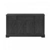 Ryan 55" Adjustable Storage Buffet Cabinet With Door Shelves And Coffee Bar Station - Black | Buffet De Rangement Ajustable Ryan 55" Avec Etageres A Portes Et Station Café - Noir