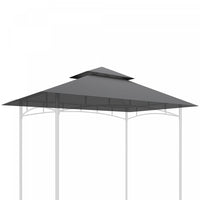 Outsunny Bbq Gazebo Canopy Replacement, 5'x8' Grill Gazebo Roof, Dark Grey