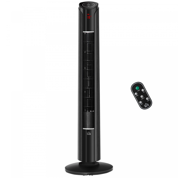 Homcom 42\" Tower Fan With 4 Wind Modes And 3 Speeds