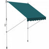 Outsunny 6.6'x5' Manual Retractable Patio Awning Window Door Sun Shade Deck Canopy Shelter Water Res|Outsunny Store Banne Manuel Retractable Inclinaison Reglable Installation Rapide Metal Alu Polyester
