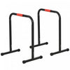 Soozier Set Of 2 Dip Bar, Dip Station Push Up Station For Full Body Strength Training Home Gym Black|Soozier Lot De 2 Barres De Dips, Station De Traction Pour Entrainement Complet Du Corps, Salle De Gy