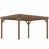 Outsunny 10' X 12' Outdoor Wood Pergola Gazebo For Climbing Plants, Brown|Outsunny 10' X 12' Gazebo Pergola En Bois Pour Plantes Grimpantes, Marron