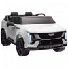 Qaba 2-seater Powered Ride-On Truck, 12v Cadillac Escalade Licensed Battery Powered Kids Electric Ca|Qaba Camion 2 Places, 12 V Cadillac Escalade, Voiture Electrique Pour Enfants Alimentee Par Batterie