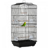 Pawhut 36" Bird Cage For Finches, Canaries Budgies, Parrot Cage With Accessories Handle, Black|Pawhut 36" Cage A Oiseaux Cacatoes Perroquet Cage 2 Portes Perchoir 4 Mangeoires, Noir