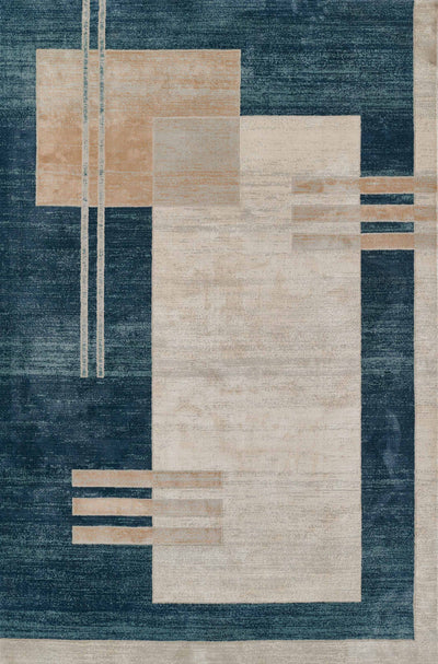 Sorelle Contemporary 8'11" x 12'6" Area Rug in Blue Indoor Area Rug | Tapis Contemporain Sorelle 8'11" x 12'6" en Bleu