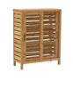 Bracken Bamboo 2-Door Floor Accent Cabinet - Natural|Armoire décorative Bracken en bambou à 2 portes - naturelle