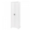 Liam Multi-Functional Storage Cabinet with Doors and Adjustable Shelves,White Accent Cabinet | Liam Armoire de rangement multifonction avec portes et etageres reglables, Blanc