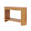 Olivia 47.25“ Modern Sofa Table with Storage and Drawer - Brown | Console moderne Olivia 120 cm avec rangement et tiroirs - brune