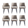 Tremont Modern 6-Piece Dining Chair Set in Taupe | Ensemble de 6 chaises de salle a manger Tremont Modern en taupe