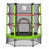 Outsunny Φ55" Kids Trampoline With Enclosure Net Steel Frame Indoor Round Bouncer Rebounder Age 3 To|Outsunny Trampoline Pour Enfants Φ55" Avec Filet, Cadre En Acier, Rebondeur Rond D'interieur, Age 3