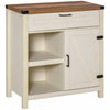 HOMCOM Sideboard Buffet Cabinet, Farmhouse Kitchen Storage Cabinet