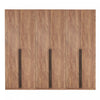 Lee Modern 32" Wardrobe Closet in Golden Brown - Set of 3 Armoire | Armoire moderne Lee 32" en brun dore - Ensemble de 3