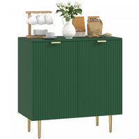 HOMCOM Sideboard Buffet Cabinet with Adjustable Shelves, Green
