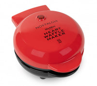 Nostalgia My Mini Heart Waffle Maker Counter-top Product 