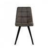 Foster Grey Microfiber Upholstered Dining Chair (Set of 2) | Chaise de salle a manger Foster rembourree en microfibre grise (ens. de 2)