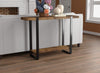 47” Console Table With 1 Shelf - Reclaimed Wood Look With Black Metal | Console de 47 po avec 1 tablette - apparence de bois recyclé avec métal noir