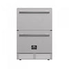 Forno Cosenza 24 Inch Built-In Indoor/Outdoor Drawer Freezer with Ice Maker, 4.69 cu.ft. - FDRBI1838-24S | Congelateur a tiroirs Cosenza de 24 po avec machine a glacons, 4,69 pi³ – FDRBI1838-24S