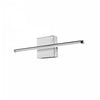 Dainolite Array LED Wall Sconce Horizontal 19w Polished Chrome White Acrylic Diffuser Lamp|Applique murale horizontale Array de Dainolite en acrylique blanc qui diffuse la lumière, avec fini chromé poli et ampoule à DEL de 19 W