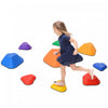 Qaba Stepping Stones Kids, 9pcs Obstacle Course For Kids, Non-slip Heart-shaped Balance Stepping Stones, Stackable Balance Blocks Sensory Toys Indoor Outdoor