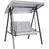 Outsunny 2 Seater Outdoor Swing Chair Porch Swing Bench With Canopy|Outsunny Balancoire D'exterieur 2 Places, Banc De Balancoire Avec Auvent