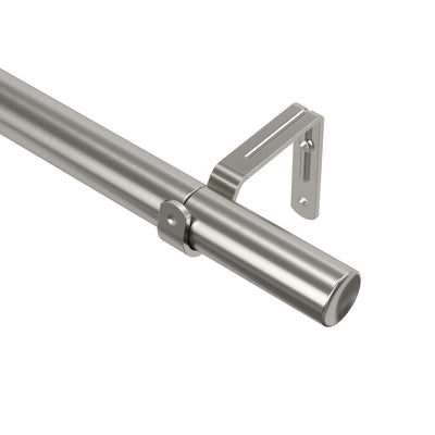 Umbra Zen Nickel Steel Expandable 1" Curtain Rod - 32"-64" | Tringle à rideaux extensible Zen de Umbra acier nickel de 1 po - 32 po à 64 po