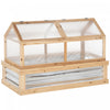 Outsunny Polycarbonate Cold Frame, Raised Garden Bed Greenhouse|Outsunny Cadre Froid En Polycarbonate, Serre De Jardin Surelevee
