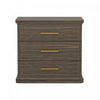 Clifford Traditional Nightstand in Walnut (3-Drawer) | Table de nuit traditionnelle Clifford en noyer (3 tiroirs)