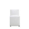 Manhattan Comfort Anna Modern Square Faux Leather Dining Chair - Cream|Chaise de salle à manger carrée et moderne Anna de Manhattan Comfort en similicuir - crème