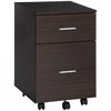 Vinsetto Filing Cabinet For Letter Or A4 Files W/ 2 Drawers Casters|Vinsetto Classeur A Fichiers Lettre Ou A4 Avec Roulettes A 2 Tiroirs
