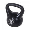Soozier 26lb Fitness Kettlebell, Plastic Exercise Weight with Sand, Weightlifting Tools with Smooth Handle, Noise Reduction for Home, Gym