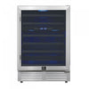 Forno Bacchino 24"Wine Cooler, Stainless Steel, 51 Bottle Capacity- FWCDR6634-24S | Refroidisseur a vin Bacchino de 24" en acier inoxydable, capacite de 51 bouteilles-FWCDR6634-24S