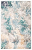 Aura Teal Area Rug - 8'0" x 10'0"|Carpette Aura bleu sarcelle - 8 pi 0 po x 10 pi 0 po