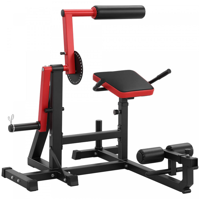 Soozier 2-in-1 Ab & Back Machine with Adjustable Seat, 660LBS Capacity