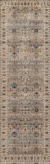 Zaina Traditional 2'6\" x 8'0\" Runner Rug in Grey Indoor Area Rug
