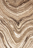Forte Brown Cream Soothing Waves Area Rug - 7'9" x 10'6"|Carpette Forte brune et crème à motif de vagues apaisantes - 7 pi 9 po x 10 pi 6 po
