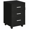 Vinsetto 3 Drawer File Cabinet With Lock And Keys For Home Office|Vinsetto Classeur A 3 Tiroirs Avec Serrure Et Cles Pour Bureau